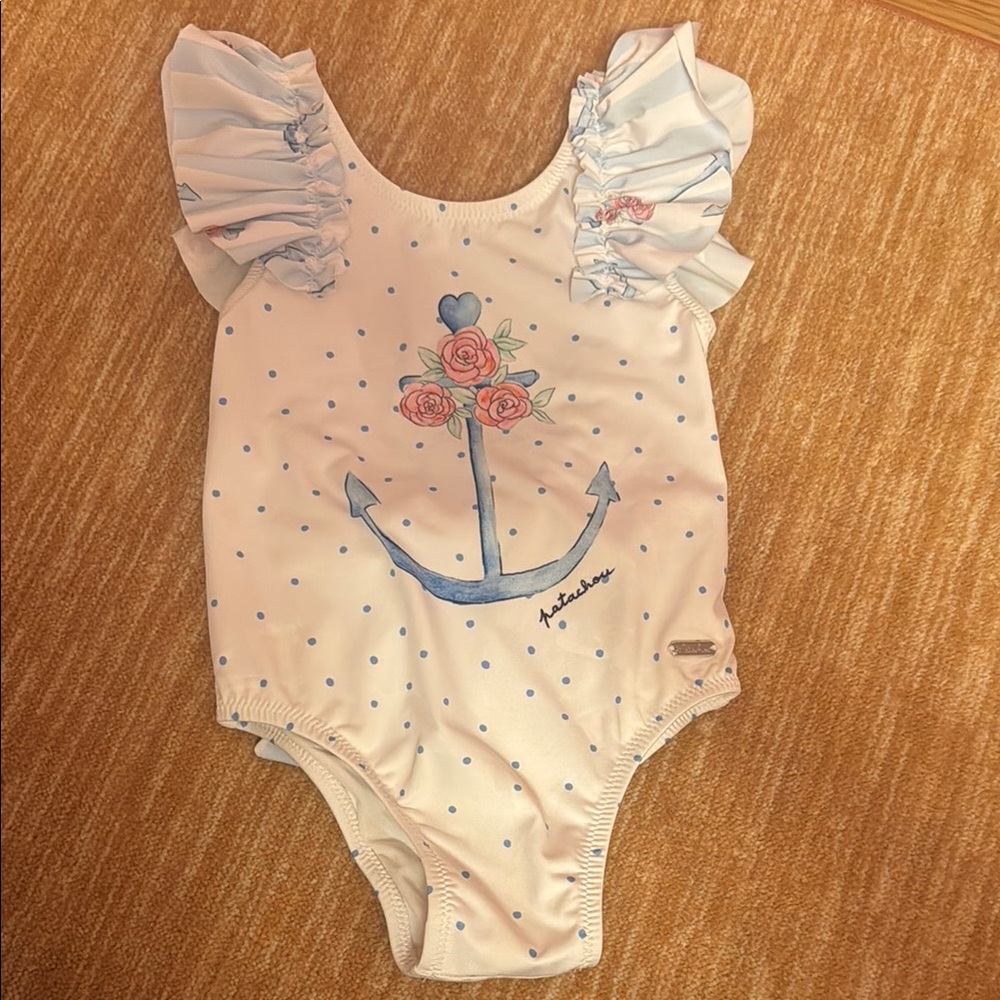 Anchor and Roses Kids One Piece